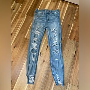 American Eagle Ripped Skinny Jeans